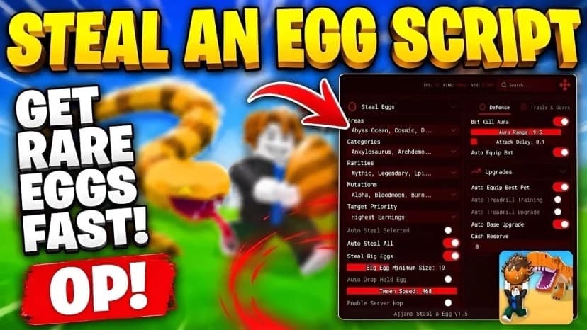 Auto Steal | Auto Place | Auto Sell | Auto Hatch and More