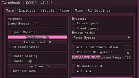 Twinkhook | Best, Walkspeed Bypass, God Mode, Many Features