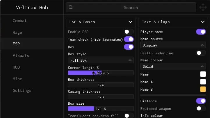 Veltrax Hub For [😾] RIVALS