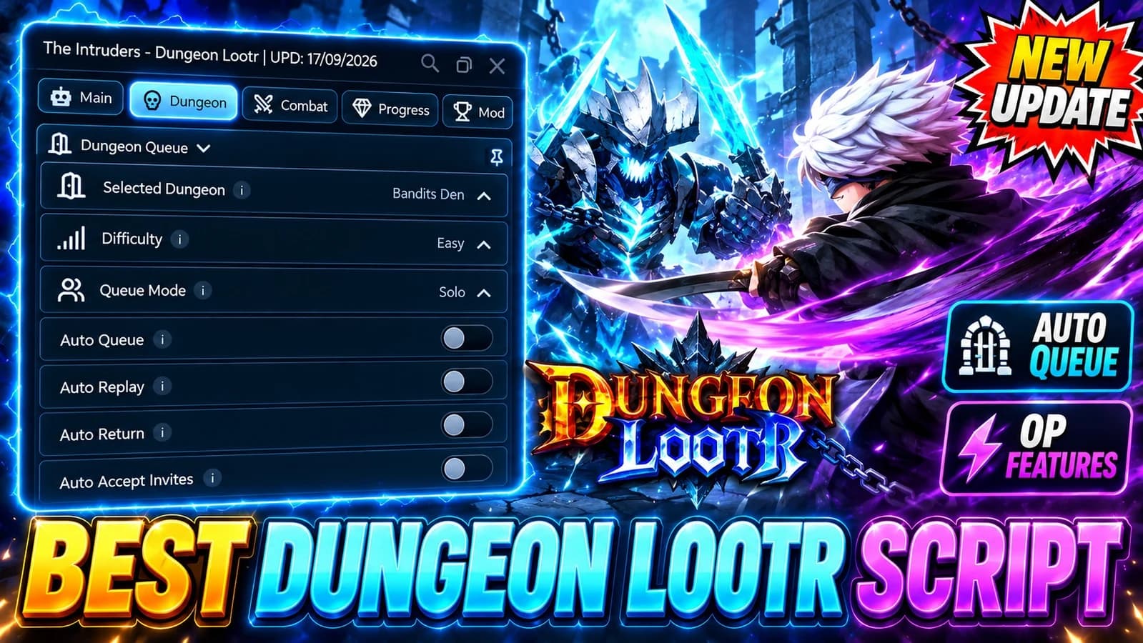 Auto Farm, Boss Rush, Raid, Loot & Auto Summon Hub